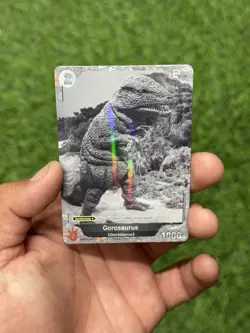 Gorosaurus P 067+ Foil Godzilla Card Game 1st Edition Rare Parallel Battle - Image 1