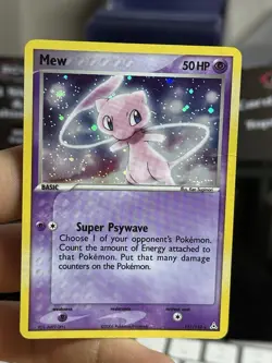 Mew 111/110 EX Holon Phantoms 2006 Secret Holo Rare Pokemon Card TCG - Image 3
