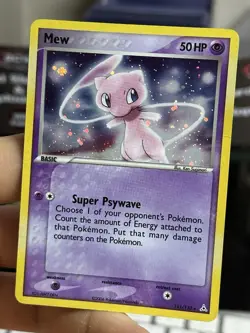 Mew 111/110 EX Holon Phantoms 2006 Secret Holo Rare Pokemon Card TCG - Image 4