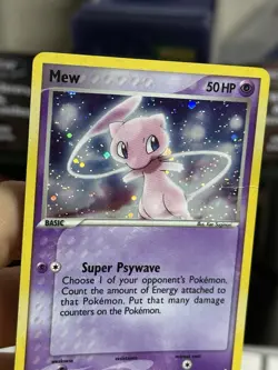 Mew 111/110 EX Holon Phantoms 2006 Secret Holo Rare Pokemon Card TCG - Image 5