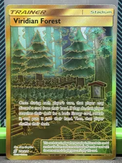 Pokemon TCG Viridiana Forest Gold Card Trainer Stadium 256/236 NM - Image 1