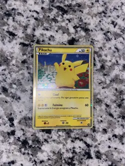 Pikachu Italian PW Rare Holo 2010 Pokemon Card World Collection - Image 1
