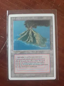 MTG - Revised (1994) - Volcanic Island - NM - NEAR MINT - Image 1