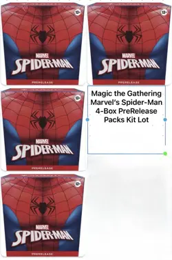 MTG Marvel’s Spider-man Prerelease 4 Box Lot - Image 1