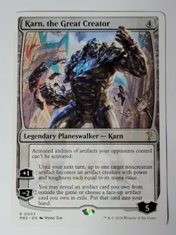 Karn, the Great Creator (White Border) Mystery Booster 2 Regular - Image 1