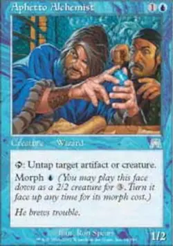MTG Aphetto Alchemist, Onslaught, Heavily Played, English - Image 1