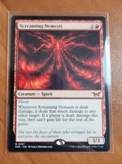 Magic MTG Screaming Nemesis DSK 0157 Regular Mythic - NM condition - Image 1