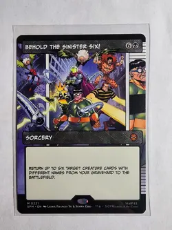 Magic - Behold the Sinister Six! M 0221 (Borderless) Marvel's Spider-Man Regular - Image 1