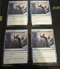 Clear the Mind X4 Ravnica Allegiance Magic the Gathering MTG - Image 1