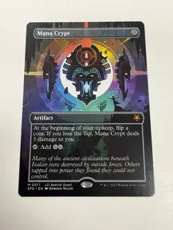 MTG Magic The Gathering Special Guest Mana Crypt Borderless Mythic #0017 - Image 1