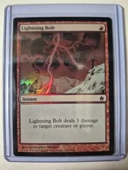 Lightning Bolt Premium Deck Series: Fire and Lightning Foil Lightly Played - Image 1