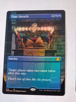 MTG - Time Stretch FOIL Borderless - Dominaria Remastered - Image 1