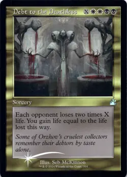 Debt to the Deathless (Retro Foil) Ravnica Remastered - Magic MTG NM - Image 1