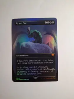 MTG Grave Pact (Borderless) Commander Masters Foil NM/M - Image 1