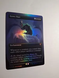 MTG Grave Pact (Borderless) Commander Masters Foil NM/M - Image 2