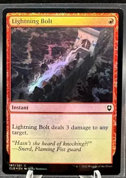 Lightning Bolt Commander Legends: Battle for Baldur's Gate Foil - Image 1