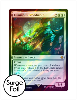 1x Luminous Broodmoth, Surge Foil, Final Fantasy, Magic MTG NM - Image 1