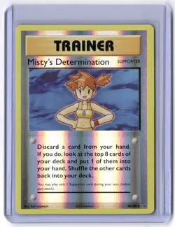 Misty's Determination 80/108 Uncommon Reverse Holo NM Pokemon XY - Evolutions - Image 1