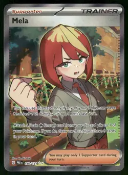 Mela 140/131 Ultra Rare Holo NM Pokemon SV: Prismatic Evolutions - Image 1