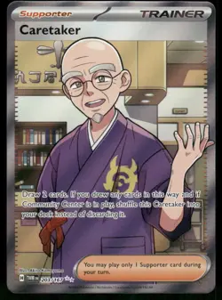 Caretaker - 203/167 Ultra Rare Holo NM Pokemon SV06: Twilight Masquerade - Image 1