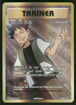 Brock's Grit (Full Art) 107/108 Ultra Rare Holo NM Pokemon XY - Evolutions - Image 1