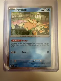 Pokemon Psyduck Card #007 Promo Basic Pokemon Trading Card Game NM mega Evo - Image 1