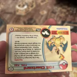 Pokemon Charizard #06 Holo Topps 1999 TV Animation Edition - Image 2