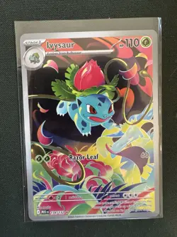 Ivysaur Illustration Rare 134/132 Pack Fresh Mega Evolution Pokemon TCG English - Image 1