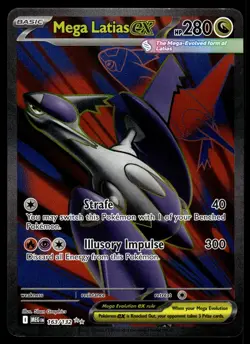 Pokemon Mega Evolution Mega Latias ex Full Art 163/132 NM In hand - English - Image 1
