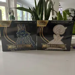 Pokemon TCG Mega Evolution Elite Trainer Box ETB Set of 2 1 lucario 1 Gardevoir - Image 1