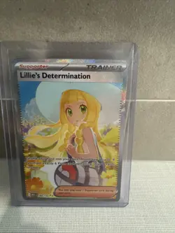 Pokemon Lillie's Determination SIR 184/132 Mega Evolution ENGLISH Pack Fresh - Image 1