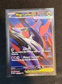 Pokemon Mega Evolution Mega Latias ex Full Art 163/132 NM- English - Image 1