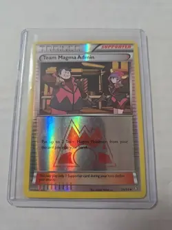 Pokemon TCG - Team Magma Admin 29/34 - Reverse Holo Rare! XY Double Crisis - Image 1