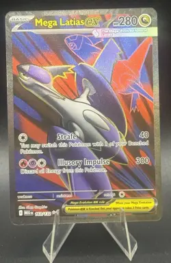 Pokemon Mega Evolution Mega Latias ex Full Art 163/132 NM- English - Image 1