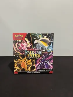 Pokemon TCG SV4.5 Paldean Fates Booster Bundle (6 Packs), SEALED, BRAND NEW - Image 1