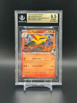 Ethans Typhlosion Prerelease Staff Promo BGS 9.5 Destined Rivals Pokemon - Image 1