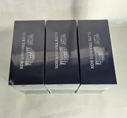 SEALED LOT X3 Pokemon TCG Sword & Shield Silver Tempest Elite Trainer Box (ETB) - Image 3
