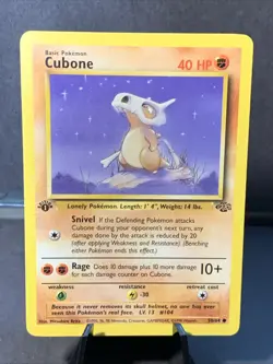 Pokemon TCG: 1st Edition Jungle Cubone 50/64 WOTC VTG RARE MP - Image 1