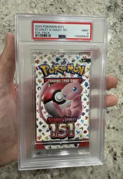 Pokemon 151 Authentic Sealed Graded Booster Pack English PSA 9 Mint - Image 1