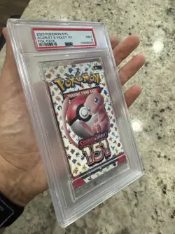 Pokemon 151 Authentic Sealed Graded Booster Pack English PSA 9 Mint - Image 3
