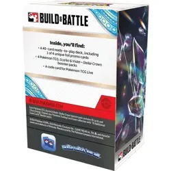 Pokemon TCG Stellar Crown Build & Battle Kit Prerelease Box Sealed - Image 2