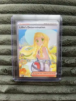 Lillie’s Determination Special Illustration Rare 184/132 Mega Evolution Pokemon - Image 1