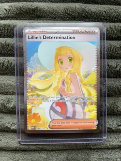 Lillie’s Determination Special Illustration Rare 184/132 Mega Evolution Pokemon - Image 3