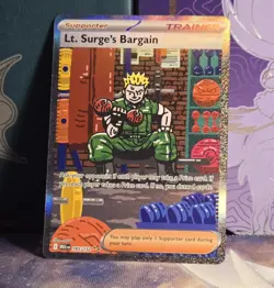 Lt. Surge's Bargain SIR Mega Evolution 185/132 Pokemon TCG NM - Image 1