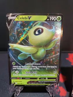 Pokemon TCG Celebi V & VMAX Chilling Reign 007/198 & 008/198 Holo Ultra Rare - Image 2