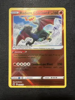 Pokemon TCG Radiant Charizard 020/159 - 2023 Crown Zenith Holo Rare - Image 1