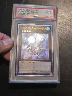 Yu-Gi-Oh ULTIMATE NUMBER 101 SILENT HONOR ARK LVAL-EN047 1ST 2014 PSA 10 GEM MT - Image 2