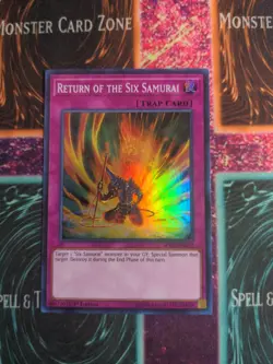 Yu-Gi-Oh! Return of the Six Samurai SPWA-EN052 1st Edition Super Rare NM - Image 1