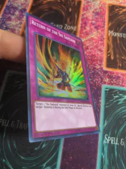 Yu-Gi-Oh! Return of the Six Samurai SPWA-EN052 1st Edition Super Rare NM - Image 2