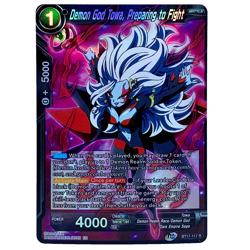 Dragon Ball Super Card Game Demon God Towa, Preparing to Fight Foil Card - Image 1